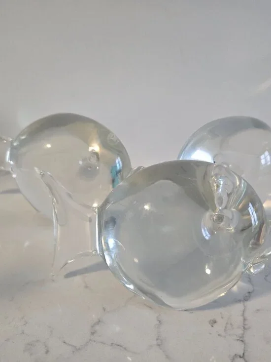 Elio Raffael Murano Glass Fish Trio - Picture 4 of 6